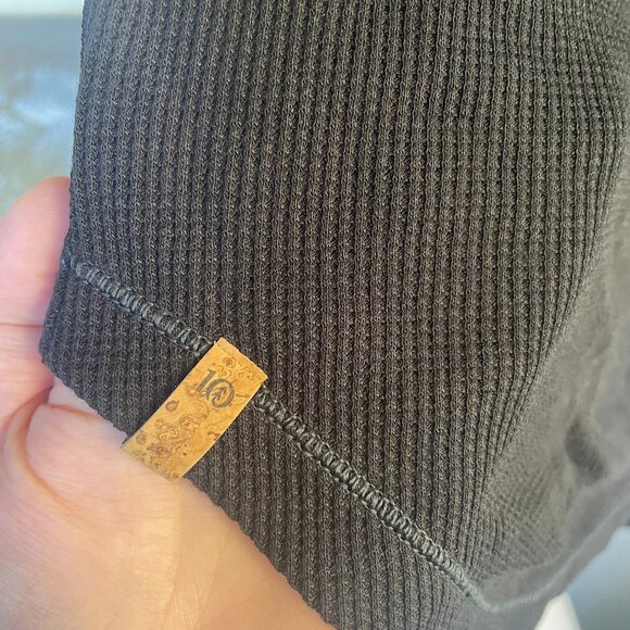 NWT TENTREE Black Waffle Knit Turtleneck M - Picture 8 of 8